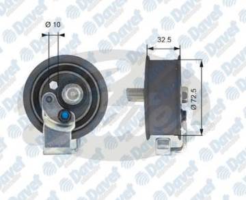 EKSANTRIK GERGI RULMANI A4 A6 PASSAT 1,8 / 1,8 T>05