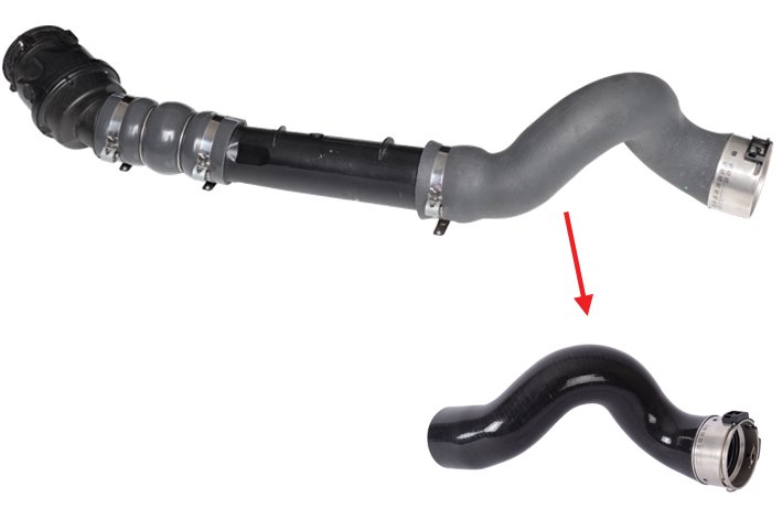 TURBO HORTUMU BÜYÜK RENAULT KANGOO II 1.5 DCI PLASTİK PARÇA HARİÇ