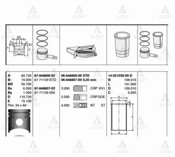 SEGMAN HD-72 D4AF STD