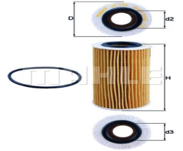 YAĞ FİLTRESİ E27HD84 C70-S40-S50-S60 2,4 D