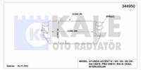INTERCOOLER (ARA SOGUTUCU) ACCENT BLUE 1,6 CRDI 2011-> I30 1,6 CRDİ 2012-> CEED 1,6 CRDİ 2012-> I20 1,4 CRDI 2008 -> RIO III 2011 ->