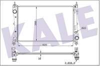 RADYATÖR DOBLO 1.4-1.3 DMTJ 10=> COMBO 1.3 CDTİ 12=> (MEKANİK+AC +/-) (620x400x16)