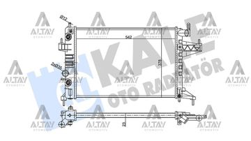 RADYATÖR SU CORSA C 00-06 / 1.4 A-T MEKANİK