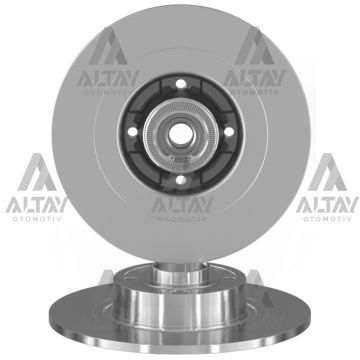 FREN DİSKİ MEGANE II 03-09 SW / SCENIC II 03-09 ARKA DÜZ RULMANLI 270-4