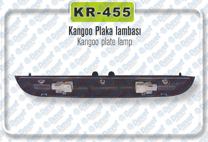 PLAKA LAMBASI KANGOO