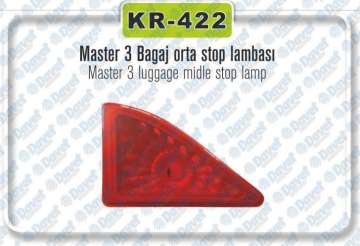 STOP LAMBASI BAGAJ ORTA 3.STOP  MASTER III