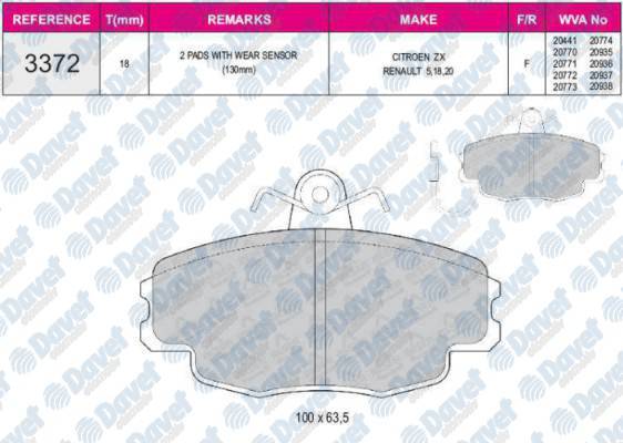 ON FREN BALATASI R9 EM R19 R21 MEGANE 1.6 2.0 EXPRES CLIO II / III TWINGO SYMBOL LOGAN