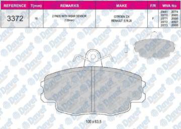 ON FREN BALATASI R9 EM R19 R21 MEGANE 1.6 2.0 EXPRES CLIO II / III TWINGO SYMBOL LOGAN