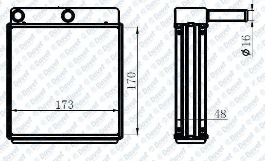 Kalorıfer Radyatoru J9 / J9 Premıer (1 Sıra Alb) Olcu: (170×173×48)