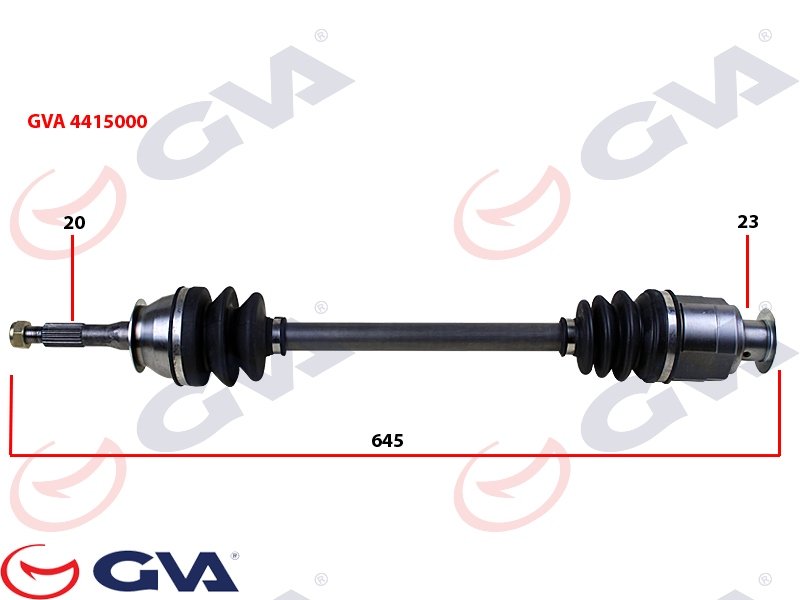 KOMPLE AKS SAĞ/SOL RENAULT 12 1.3 (645mm)