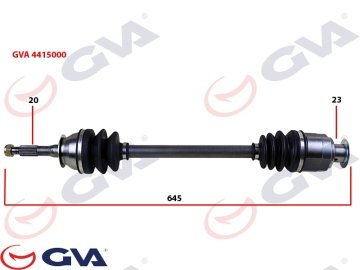 KOMPLE AKS SAĞ/SOL RENAULT 12 1.3 (645mm)