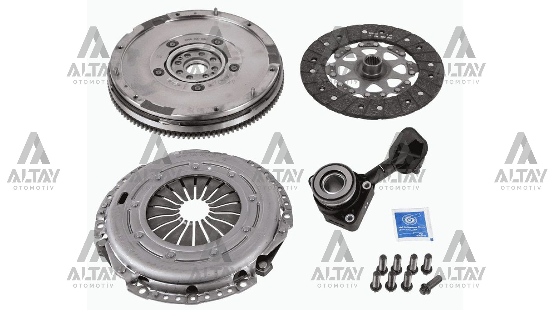 DEBRİYAJ SETİ VOLANLI FOCUS / C-MAX / MONDEO 06=> 1.8 TDCI RULMANLI
