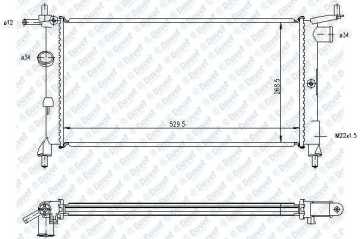Motor Su Radyatoru (Klıma Harıc) Corsa B X12Sz C14Nz X14Xe X16Xe