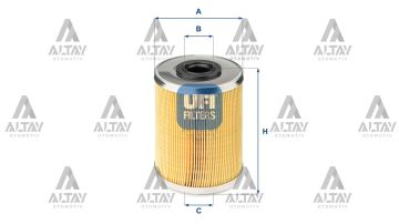 YAKIT FİLTRESİ (MAZOT) MASTER / MOVANO / MEGANE II / LAGUNA I-II / KANGO / VITARA 96=> 1.9DCI