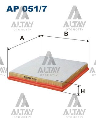 HAVA FİLTRESİ ASTRA J / ZAFİRA C / CRUZE 09=> A13DTE-A14NET-B14NET-B16DTL-B16DTH-A16LET-A20DTH 1.3 CDTİ-1.6 CDTİ