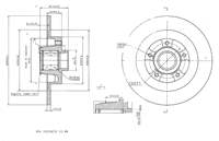 FREN DISK ARKA RULMANLI 290-5 ( RENAULT: TALISMAN 1.5 DCI 1.6 15 -)