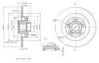 FREN DISK ARKA RULMANLI 290-5 ( RENAULT: TALISMAN 1.5 DCI 1.6 15 -)