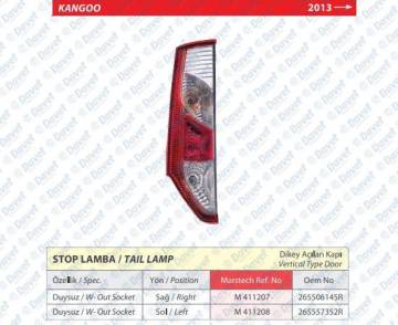 STOP LAMBASI RENAULT KANGOO STOP LAMBA 2013- DAK DUYSUZ SOL