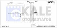 KALORIFER RADYATORU DISCOVERY SPORT L550 14> FREELANDER 2 L359 07>14 EVOQUE L538 11>19 S60 II S80 II V60 V70 III XC70 II XC60