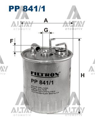 YAKIT FİLTRESİ (MAZOT) W169 / W204 / W212 / W221 C SERİ E SERİ 04=> OM 640-642-651