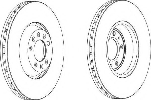 FREN DİSKİ ÖN 330 68 30 5 P407 2.2-2.2 16V-2.2HDI-2.7HDI-3.0-P407 2.2-2.2 16V-2.7HDI-3.0-C6 2.2 HDI
