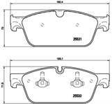 FREN BALATASI ON-(MERCEDES : M-SERISI (W166) ML 350 4-matic / VW : PHAETON / AUDI : A6 (4F2,4F5) /AUDI : A8 (4E11) 3.0 FSI)