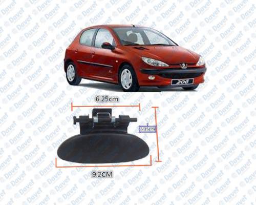 TORPIDO KAPAK ACMA MANDALI -YAYLI- 206 97->