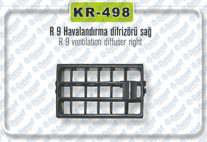 HAVALANDIRMA DIFRIZORU SAG R9
