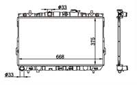 SU RADYATORU BRAZING HYUNDAI ELANTRA 01-07 M/T