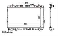 SU RADYATORU BRAZING HYUNDAI ELANTRA 01-07 M/T