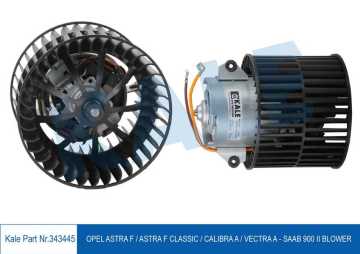 KALORİFER MOTORU 12V OPEL ASTRA F-ASTRA F CLASSIC-CALIBRA A-VECTRA A-SAAB 900 II (MEK.-KLİMALI)