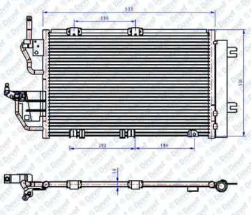 Klıma Radyatoru Astra H <09 Zafıra B Z13Dth A17Dtr A17Dtj Z19Dt Z19Dth Z20Leh (520×331×12
