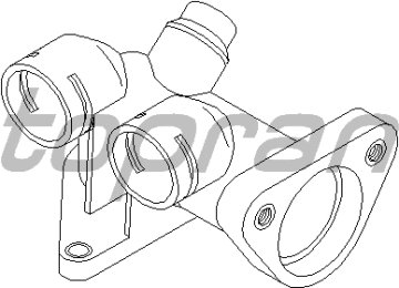 TERMOSTAT YUVASI FLANSI PASSAT 1.8-1.8T 96-00- A4 1.8-1.8T-2.4 95-01- A6 1.8-1.8T 95-05