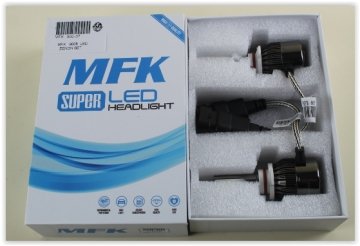(300-07) Ampül 12V 9005 Led Xenon Set (Cob Led) (Tek Devre) (Hb3)