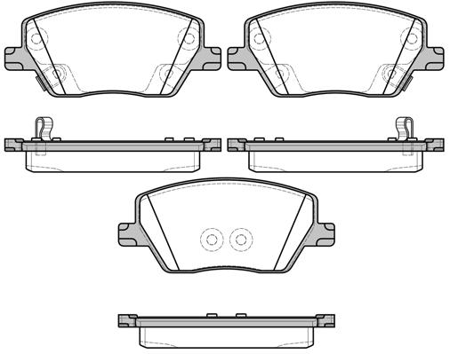 ÖN BALATA FIAT EGEA 1.3-1.4-1.6-1.6D