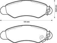 BALATA FREN ON-(SUZUKI: SWIFT-MACAR 96>02  )