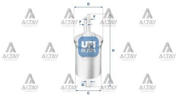 YAKIT FILTRESI (BENZIN) GOLF5 / GOLF6 / PASSAT / A3 / LEON / IBIZA / POLO 04=> 1.0 TSI-1.2 TSI-1.4 TSI-1.6 FSI BAG-BLF-BLP-BLR-BMY-CAVA-CAXA (6.6 BAR) OEM (ORİJİNAL EQUİPMENT MANUFACTURER)