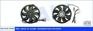 FAN MOTORU VW A6 / A8 / ALLROAD - PASSAT 300W 280MM FAN-MOTOR