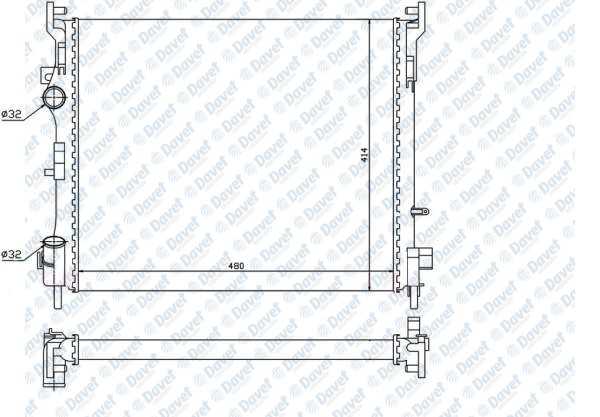 Motor Radyatoru Mekanık Clıo Iı 01> Thalıa 05> (480×415×34)