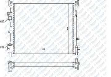 Motor Radyatoru Mekanık Clıo Iı 01> Thalıa 05> (480×415×34)