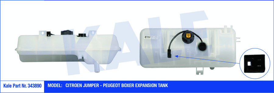 RADYATOR YEDEK SU DEPOSU DUCATO BOXER JUMPER (97 03) KAPAKLI MUSURLU
