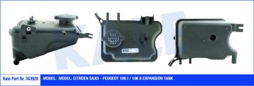 RADYATOR YEDEK SU DEPOSU SAXO P106 TUD5 (1,5DIZEL) KAPAKLI