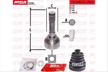 AKS KAFA DIS-(SUZUKI: JIMNY 98>> ''4WD INCE FREZE'' )  (26×29×49-BOY-167.50) **KORUKSUZ**