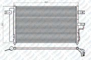 Klıma Radyatoru Kondenser Brazıng Accent Mılenyum 1.5 00-> At/Mt Sanzuman 620X347X17