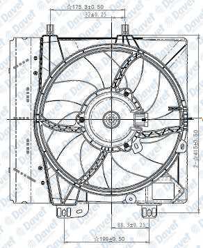 Fan Motoru (100W) P207 P208 P2008 P1007 C2 C3 Iı C3 Plurıel C3 Iıı Ds3 C4 Cactus P301 C Elysee 1,1 / 1,4 / 1,6 / 1,6Hdı 03> Ayakları Yakın