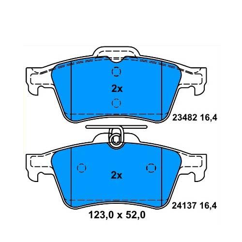 ARKA BALATA FOCUS II CMAX 03=> CONNECT 02=> LAGUNA III 07=> VECTRA C 02=> C5 08=> SIGNUM 03=> 93192623-1605200