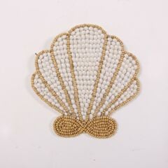 SHELL DENİZ KABUĞU DUVAR DEKORU 30X30X2 CM