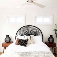 TULIP RATTAN YATAK BAŞLIĞI SİYAH