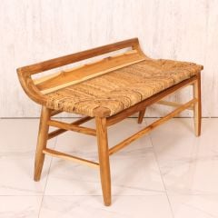ABAKA BENCH & DOĞAL TEAK GÖVDE 114X50X60 CM