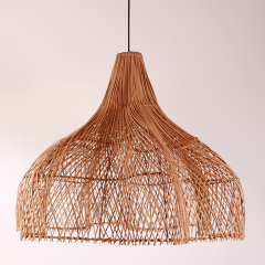 SEÇİL 80X60 CM RATTAN AVİZE